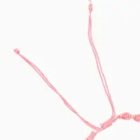 Браслет на ногу (анклет) "Пляжный" длина 18 см, цв. розовый