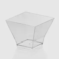 Форма пластиковая одноразовая для фуршета &laquo;Пагода&raquo;, 120 мл, прозрачная