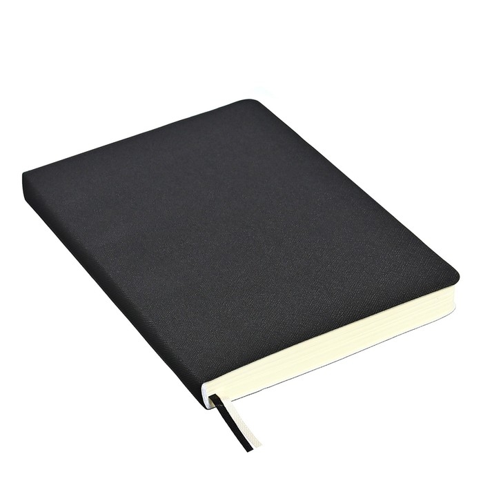 Ежедневник датированный 2024 A5 176 листов, deVENTE.Nobile, мягкая обложка из искусственной кожи, ляссе, кремовый блок 70 г/м2, чёрный Ежедневник датированный 2024 A5 176 листов, deVENTE.Nobile, мягкая обложка из искусственной кожи, ляссе, кремовый блок 70 г/м2, чёрный