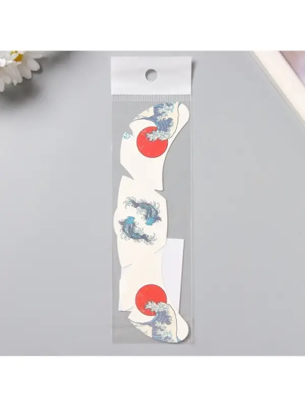 Переводная тату на тело цветная &laquo;Веснушки. Волна&raquo;, 16&times;5 см