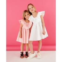 Платье детское KAFTAN «Бабочка», р. 30 (98-104), белый Платье детское KAFTAN «Бабочка», р. 30 (98-104), белый