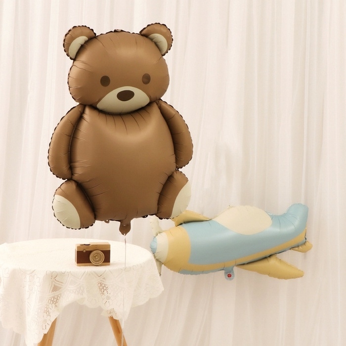 Воздушный шар фольгированный 35" &laquo;Милый мишка&raquo;, фигура