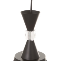 Светильник Nadine 1х40Вт Е27 черный 16х16х36см