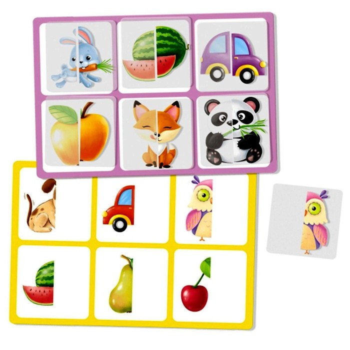 Лото &laquo;Половинки&raquo;