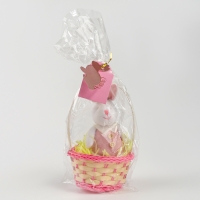 Мягкая игрушка &laquo;Зайка в костюме&raquo;, цвет розовый