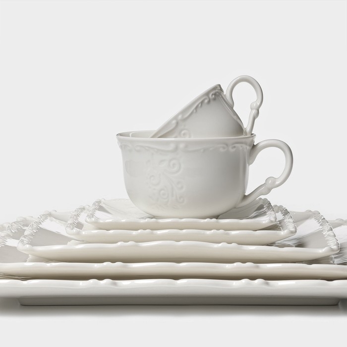 Салатник фарфоровый Magistro Kingdom, 1,8 л, 23&times;22,5&times;8 см