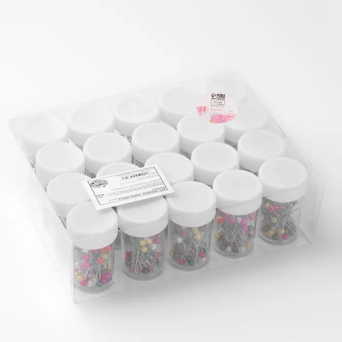 Булавки портновские, 30 мм, 50 шт., МИКС