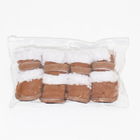 Ботинки "Унты", набор 4 шт, размер 4 (подошва 6,5 х 4,7 см), коричневые Ботинки "Унты", набор 4 шт, размер 4 (подошва 6,5 х 4,7 см), коричневые