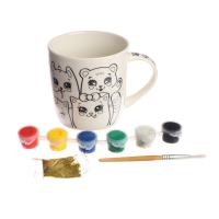 Кружка под роспись &laquo;Лапочка&raquo;, 300 мл