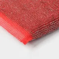 Губка для посуды Доляна, со стальной стружкой, 12&times;9&times;1.5 см, МИКС