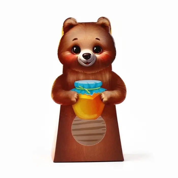 Коробка складная с окном &laquo;Сладкоежка&raquo;, 6 х 12 х 3.5 см