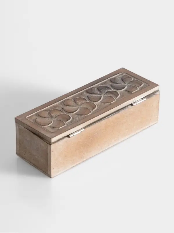 Шкатулка &laquo;Цветы&raquo;, 20&times;7&times;6 см, МДФ