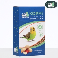 Корм "Пижон" для волнистых попугаев, с орехами, 500 г Корм "Пижон" для волнистых попугаев, с орехами, 500 г