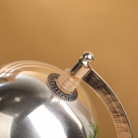 Глобус сувенирный "Жемчуг" 12,5х15х25,5 см, стекло, дерево