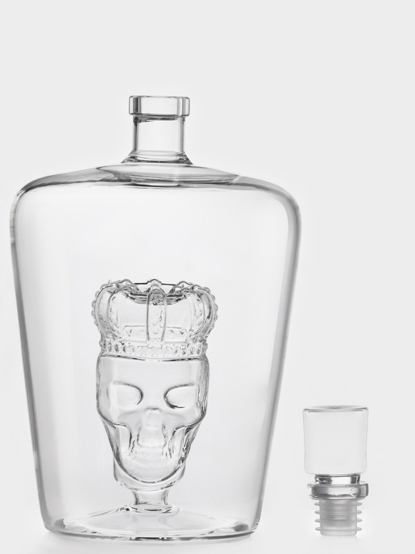 Штоф Череп в короне 1200 мл