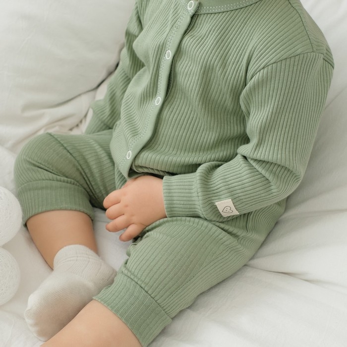 Комбинезон Крошка Я, BASIC LINE, рост 86-92 см, цвет зелёный Комбинезон Крошка Я, BASIC LINE, рост 86-92 см, цвет зелёный