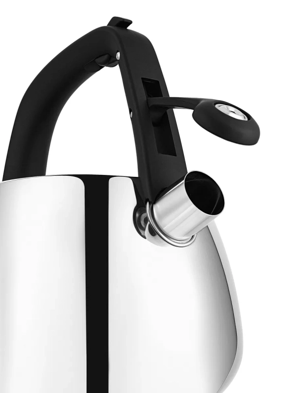 Чайник со свистком 2,5 л Mela-2,5L Серый нерж. стал