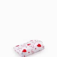 Кошелек жен 13-01-01 Июнь2503, 11*3,5*8,5 см, отд на молнии, белый-красный