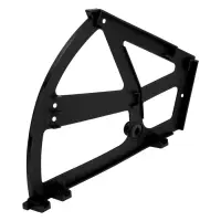 Механизм для обувницы полок CAPPIO, 2-х ярусная, до 13 мм, пластик, черный