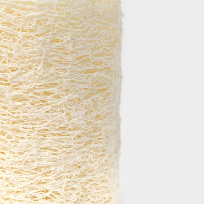 Люффа - мочалка для тела натуральная Доляна, 8&times;6&times;6 см