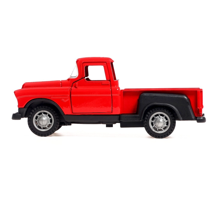 Машина &laquo;Ретро пикап&raquo;, металлическая, инерция, открываются двери, световые и звуковые эффекты, 1:32, цвет красный
