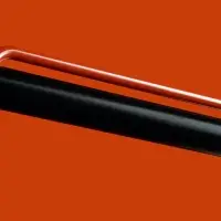 Шариковая ручка GrafeeX в чехле, черная с красным