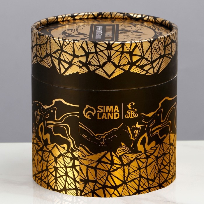 Подстаканник со стаканом "Лучший папа", 12,5 х 12,5 х 13 см