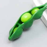 Брелок резина "Горошек" выдавливается 2х7 см