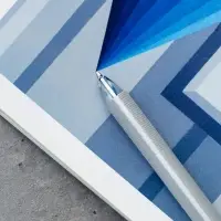 Ручка шариковая PF One, серебристая