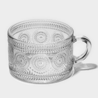 Кружка стеклянная &laquo;Ларго&raquo;, 400 мл, 10,5&times;7 см