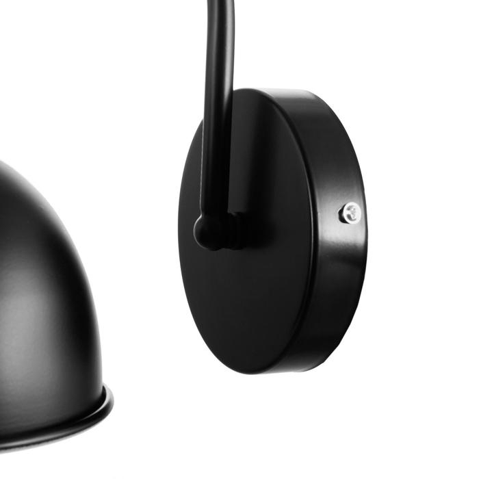 Бра 1669/1BK E27 40Вт черный 15х22,5х21 см