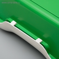 Туалет с бортом "Бэлла", 37 х 27 х 11,5 см, зеленый