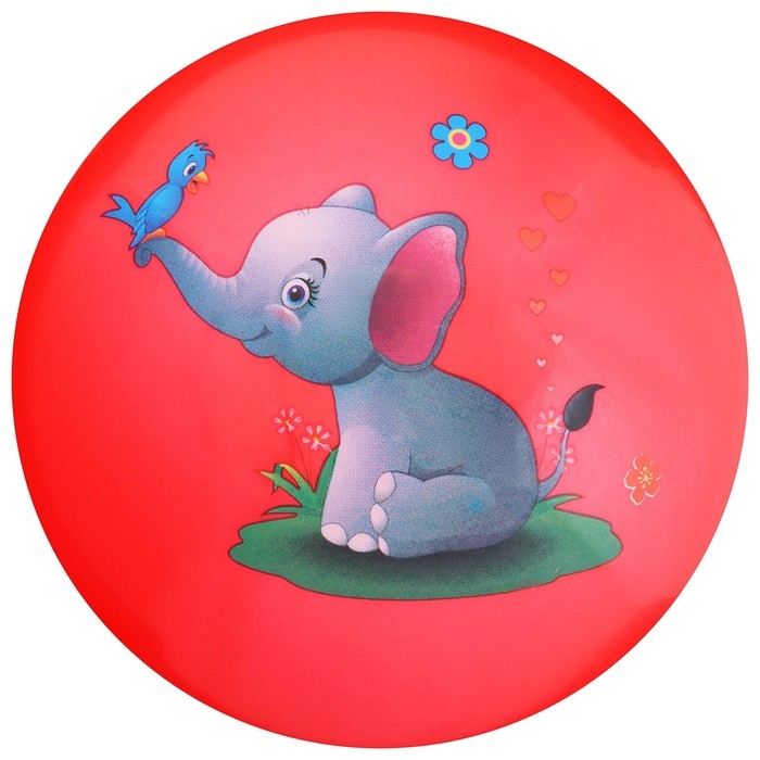 Мяч детский &laquo;Животные&raquo;, d=22 см, 60 г, цвет МИКС