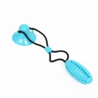 Игрушка для собак "Эллипсоид для лакомств на присоске", 40 х 9 см, голубая Игрушка для собак "Эллипсоид для лакомств на присоске", 40 х 9 см, голубая