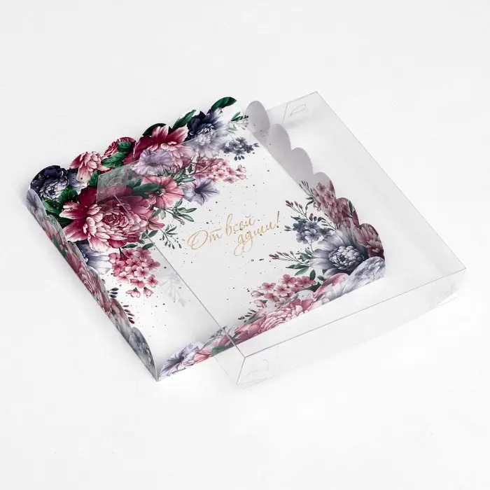 Коробка для печенья, &laquo;От всей души&raquo; 18&times;18&times;3 см