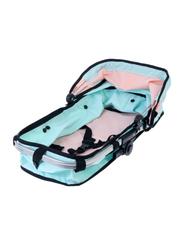 Коляска для кукол универсальная &laquo;Нежность&raquo;, с корзиной, металлический каркас