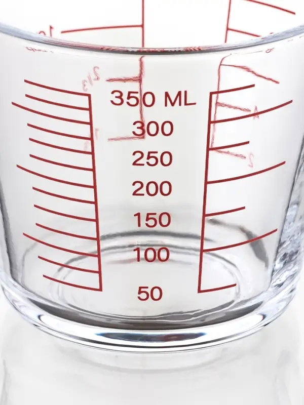 Кувшин мерный из жаропрочного стекла "Классика" 350 мл, 15х10,5х9 см