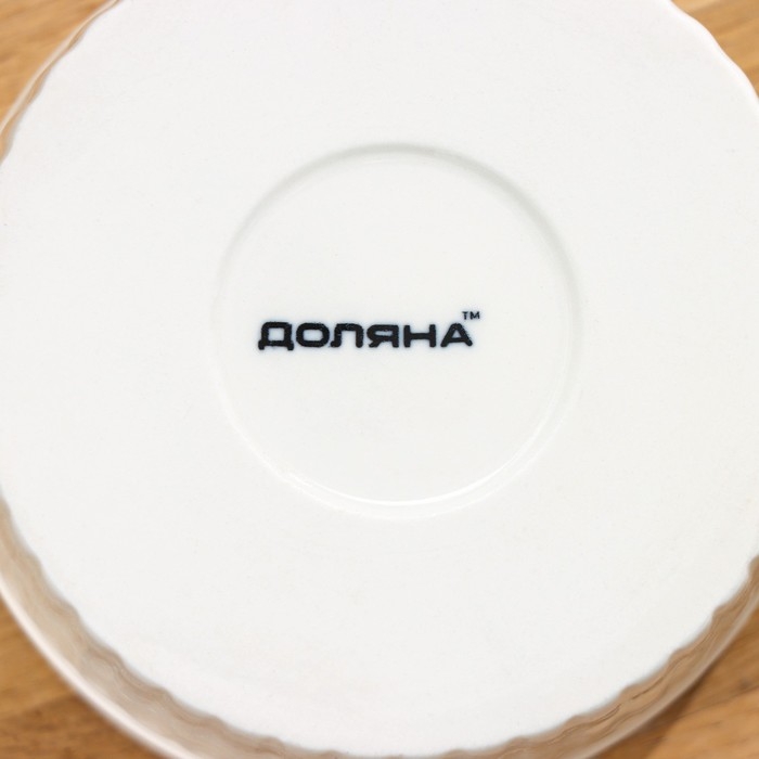 Рамекин из жаропрочной керамики Доляна &laquo;Классика&raquo;, 330 мл, 10&times;5 см, цвет белый