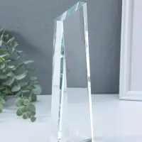 Стела наградная стекло "Обелиск" 3,5х8,5х24,3 см