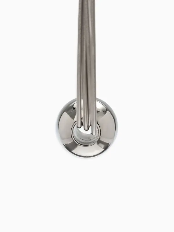 Набор 2 пред-та: колье, браслет "Бусина на нитях", цвет серебро