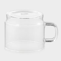 Кружка стеклянная штабелируемая "Боттом", 450 мл, 9,5х7,9 см