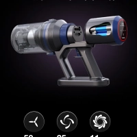 Пылесос ручной HYV-S7970 500Вт серый