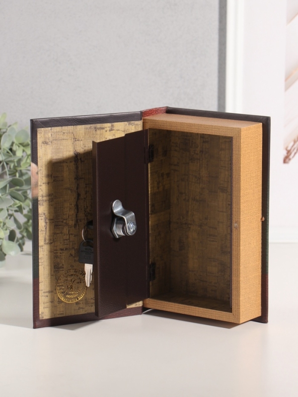 Сейф-книга дерево кожзам "Зигмунд Фрейд. Введение в психоанализ" 21х13х5 см