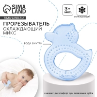 Прорезыватель охлаждающий с водой &laquo;Уточка&raquo;, цвет МИКС, КНОПА