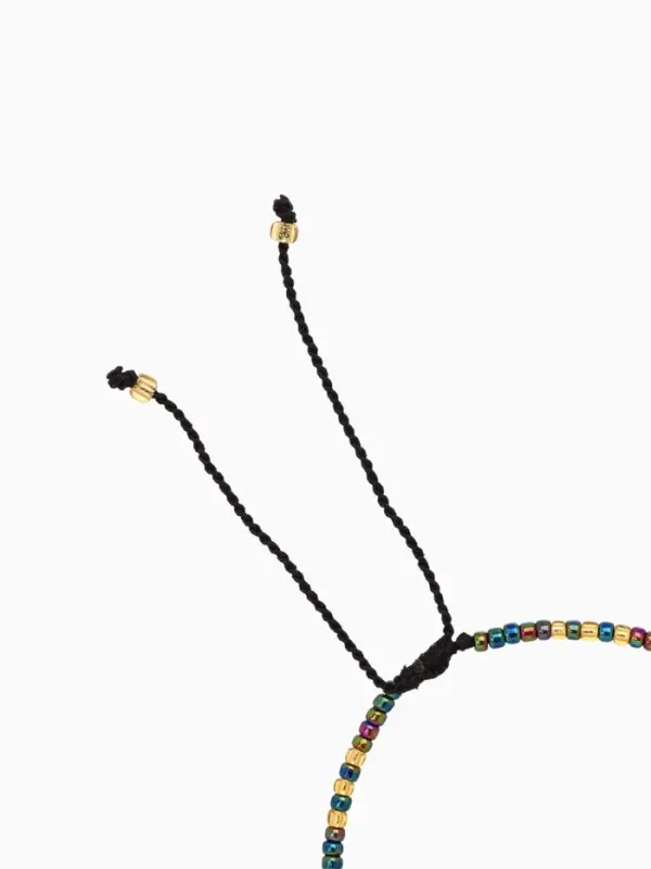 Браслет "Лила" длина 16 см, цв. разноцветный, перламутр