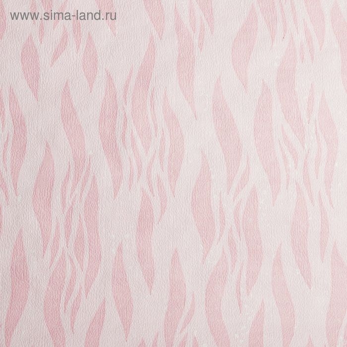 Обои бумажные "Водоросли" розовые, 0,53 x 10,05 м