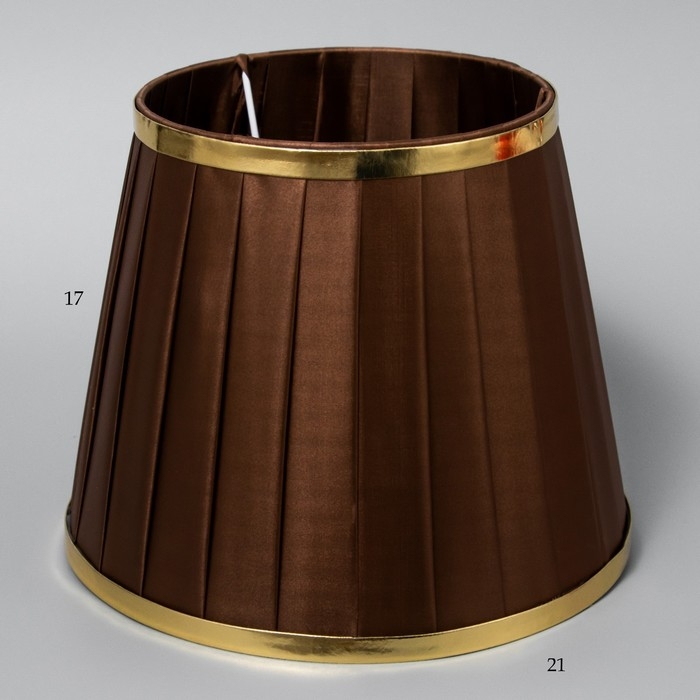Абажур Е27 кофе 17х21х21 см