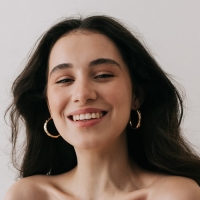 Серьги-кольца &laquo;Геометрия&raquo; неровные линии, цвет золото, d=3,5