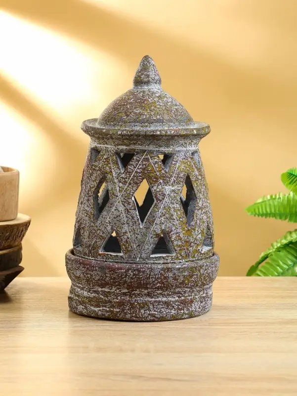 Подсвечник терракота &laquo;Фонарь&raquo;, 17&times;17&times;29 см