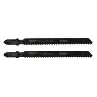 Пилки для лобзиков ТУНДРА, по дереву, фигурный рез, HCS, 75/100&times;2.5 мм, 2 шт.